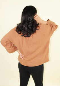 The Brown-Eyed Girl Loose-Fitting Blouse
