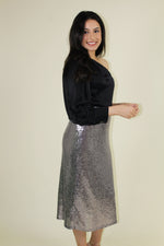 Load image into Gallery viewer, The You&#39;re a Shining Star Sequin Skirt

